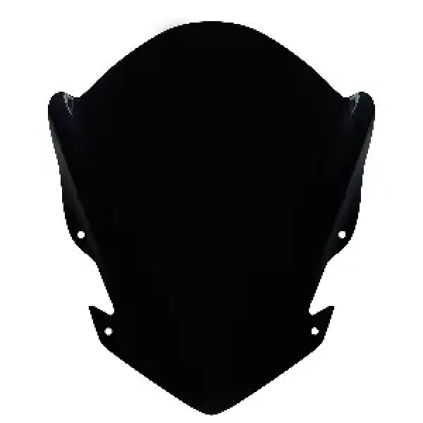 Exrc200 Plastic Windscreen Visor Compatible With Ktm Rc 200 Front Fairing Windshield Baffle Wind Deflector (black)
