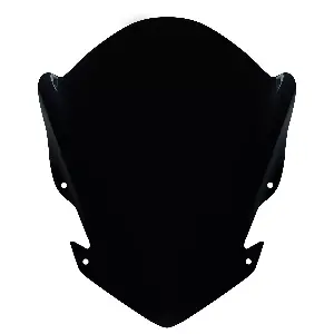 Exrc200 Plastic Windscreen Visor Compatible With Ktm Rc 200 Front Fairing Windshield Baffle Wind Deflector (black)
