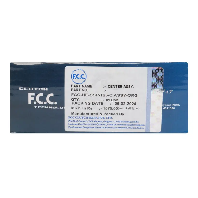 Hero Fcc Clutch Assembly For Super Splendor - Image 3