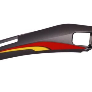 Foot Trim Fit For Hero Pleasure Type-3 Matte Titanium Grey/ Red