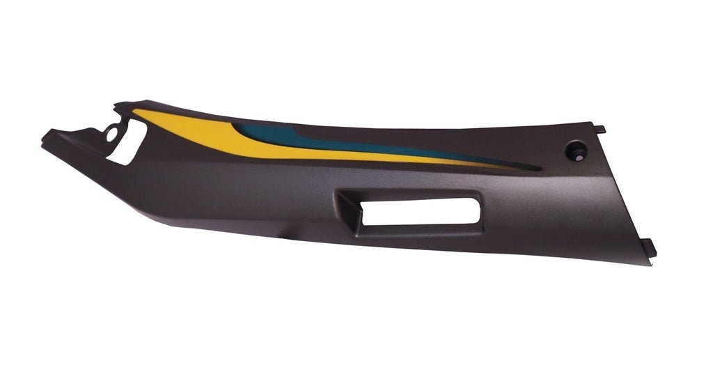 Foot Trim Fit For Hero Pleasure Type-3 Matte Titanium Grey/ Yellow