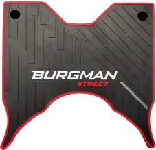 Footmatt Burgman Street 125 Bs6 Red & White - Image 2