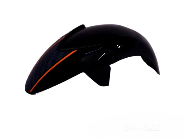 Front Fender/mudguard-tvs Apache Rtr 160 Type-2 Black