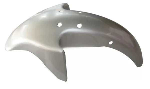Front Fender/mudguard-tvs Fiero Silver