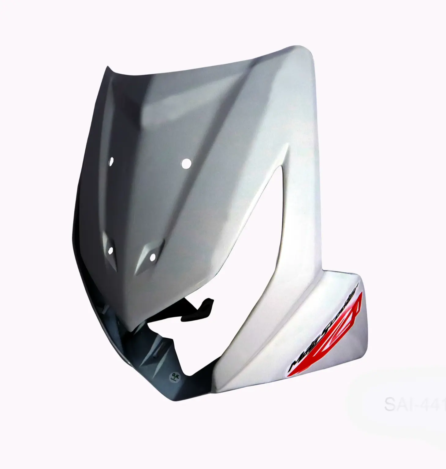 Front Nose Fit For Honda Dio N/m Sunbeam White (red Stk)