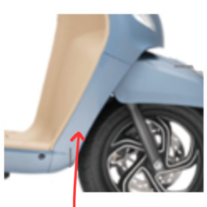 Front Panel Bottom Grande Mint Blue For TVS Jupiter