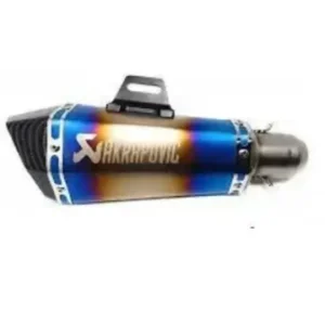 FULL-MULTI COLOUR Universal Bike AKRAPOVIC Muffler Exhaust With DB Killer