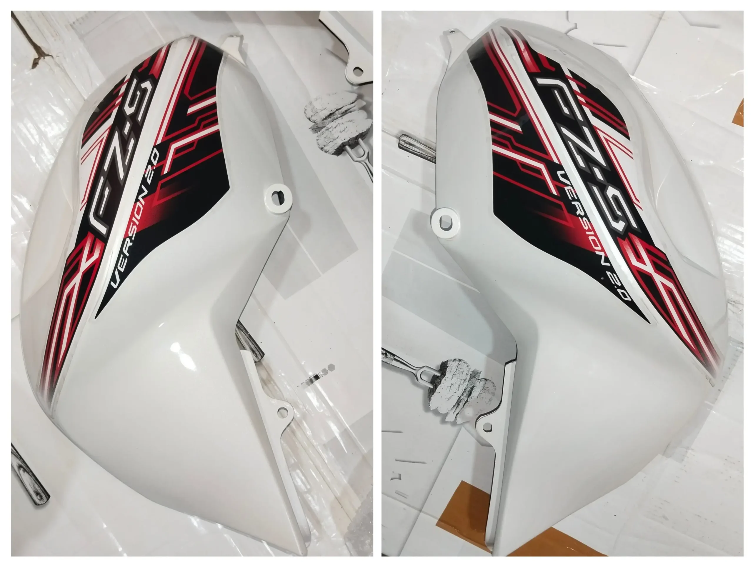 Yamaha FZ V2 FULL BODY KIT WHITE/RED