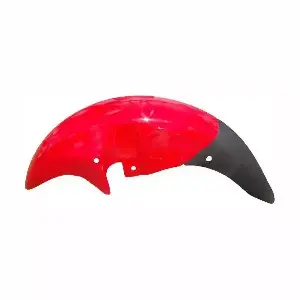 Genuine Front Mudguard Red Black For Hero Passion Plus Aw