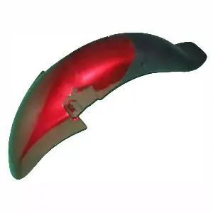Genuine Front Mudguard Red For Tvs Victor Om