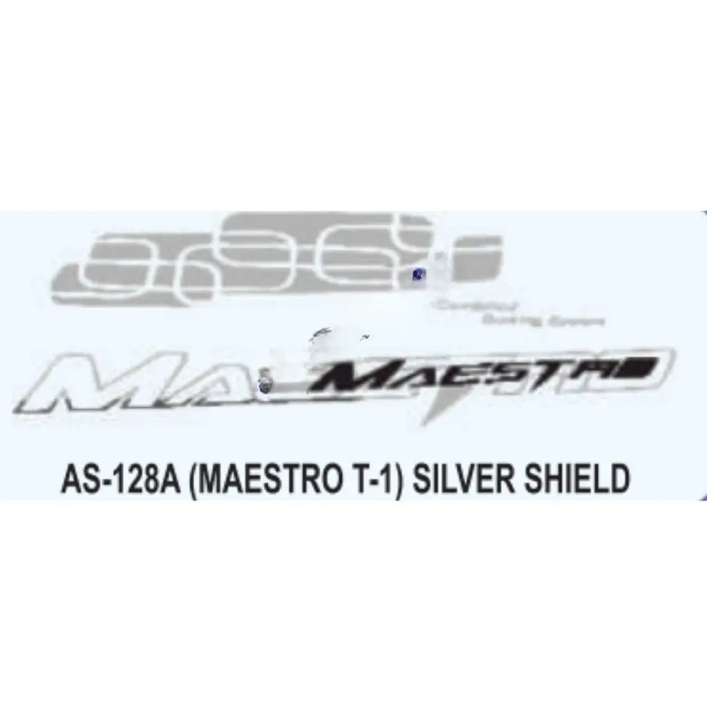 Graphics Sticker Set For Hero Maestro | Type 1 | Silver Shield Sticker | Both Sides