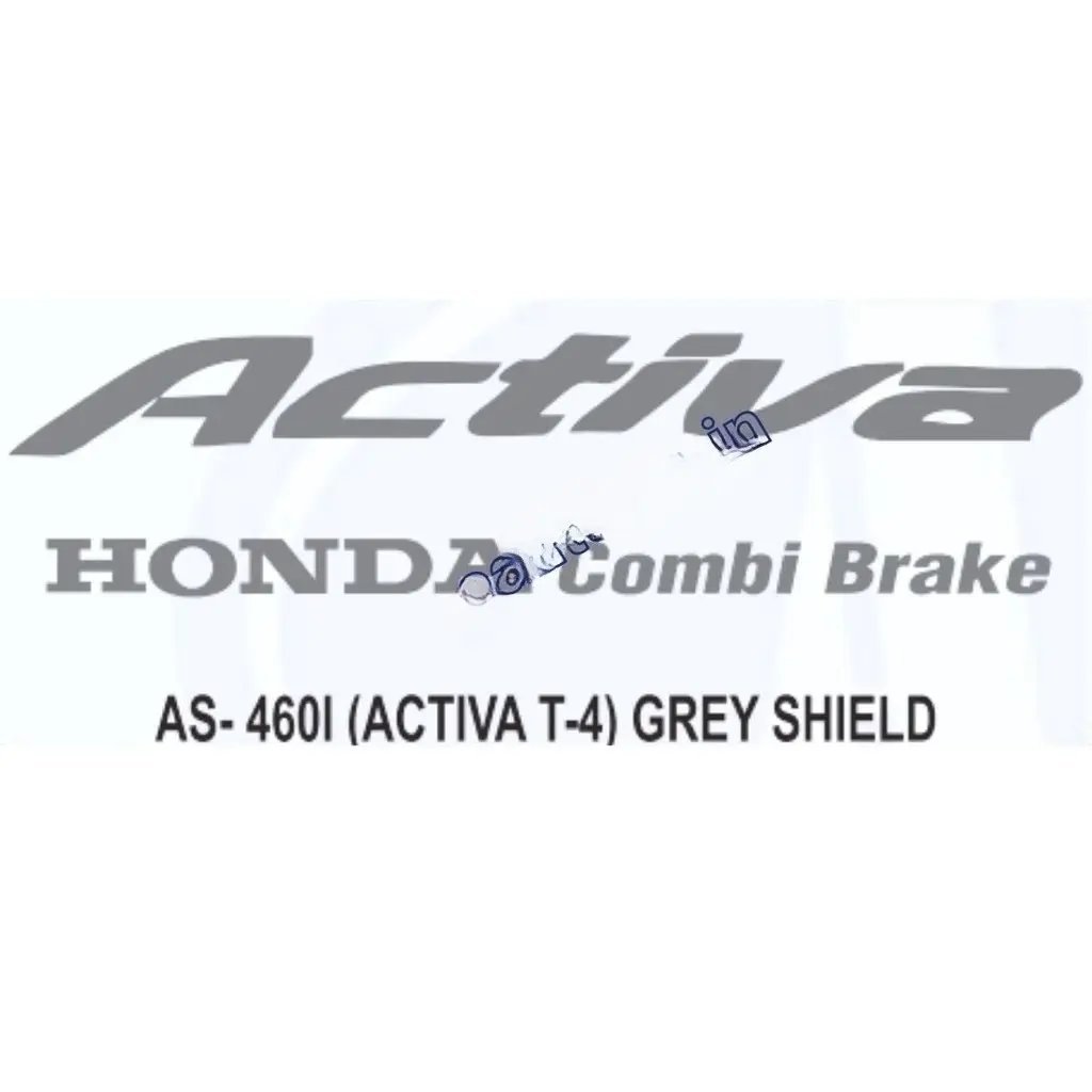 Graphics Sticker Set For Honda Activa | Combi Brake Type 4 | Grey Sticker | Both Sides