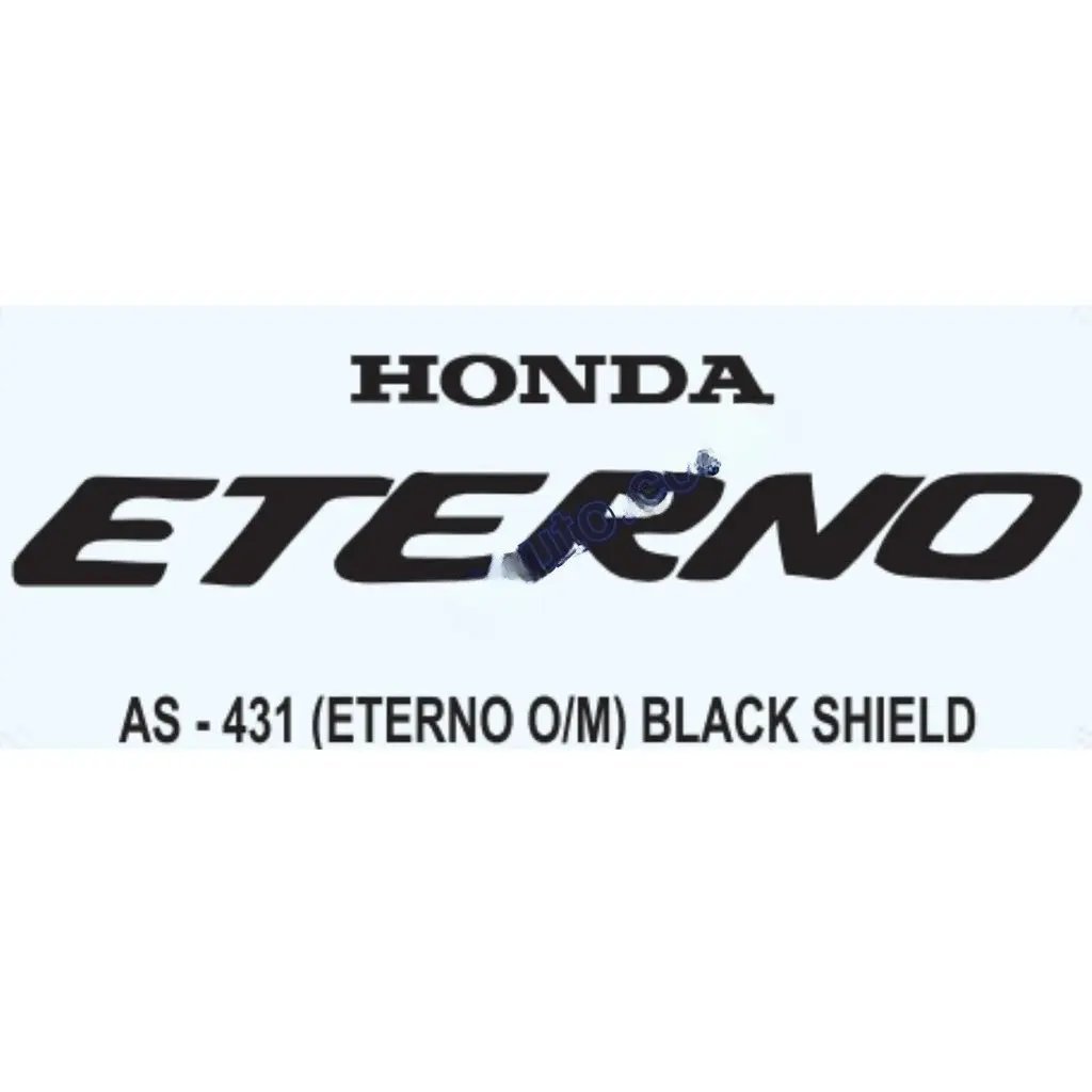 Graphics Sticker Set For Honda Eterno | Old Model | Black Sticker | Both Sides