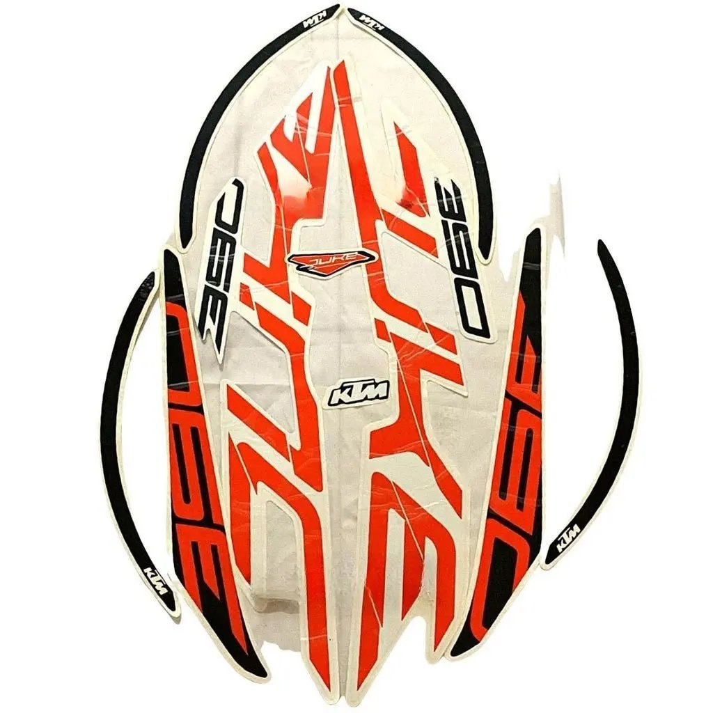 Graphics Sticker Set For Ktm Duke 390 | Orange Bike | Vinyl Decal Set | Both Sides