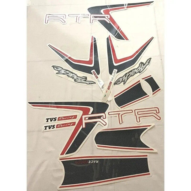 Appache Rtr Sticker Modification Graphics Sticker Set For Tvs Apache Rtr Racing | 2020 Model | | Vinyl ...