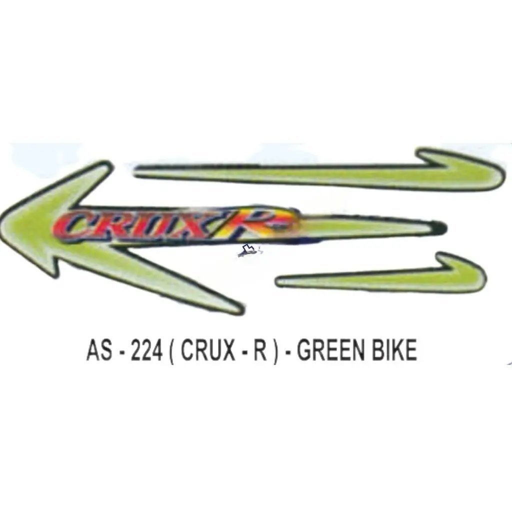 Graphics Sticker Set For Yamaha Crux R | Green Vehicle | Both Sides