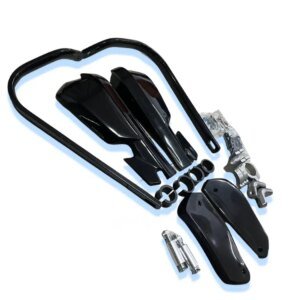 Handguard with aluminium brace compatible for all motorcycles - Black