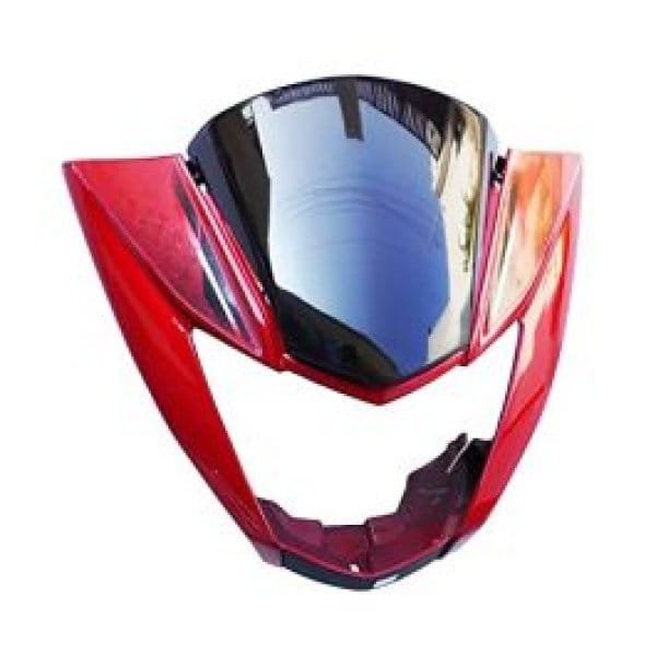 Head Light Mask Compatible Compatible For Hero Glamour Fi(t-7) S.red