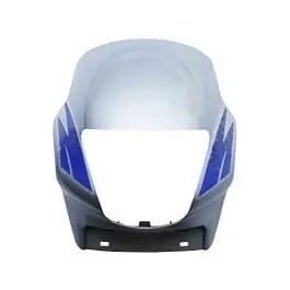 Head Light Mask Compatible Compatible For Hero Passion Plus Lite Silver-blue