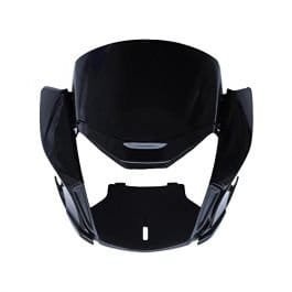 Head Light Mask Compatible Compatible For Hero Passion Pro Bs-6 2020 Black