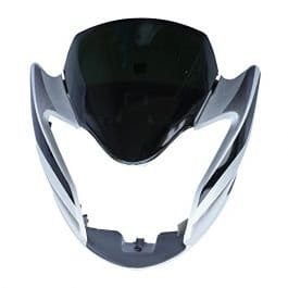 Head Light Mask Compatible Compatible For Hero Passion X-pro 2018 (t-2) Bk-grey