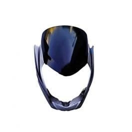 Head Light Mask Compatible Compatible For Hero Passion X-pro Silver