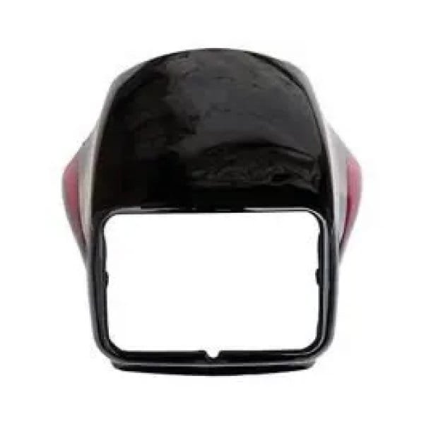 Head Light Mask Compatible Compatible For Hero Splendor 2010 Bk-red