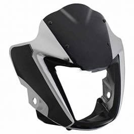 Head Light Mask Compatible Compatible For Hero Splendor Ismrt Bk-grey