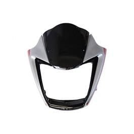Head Light Mask Compatible Compatible For Hero Splendor Ismrt S.red
