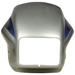 Head Light Mask Compatible Compatible For Hero Splendor New Model Silver