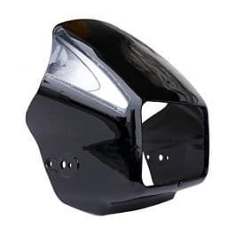Head Light Mask Compatible Compatible For Hero Splendor Plus New Model A/w Bk-grey