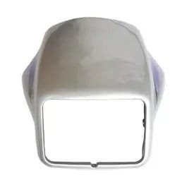 Head Light Mask Compatible Compatible For Hero Splendor Pro Silver