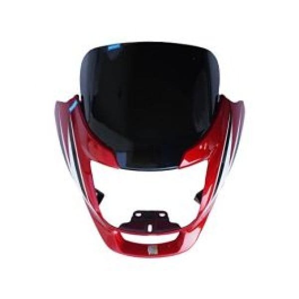 Head Light Mask Compatible Compatible For Hero Super Splendor Latest Red