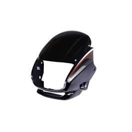 Head Light Mask Compatible Compatible For Hero Super Splendor New Model Bk-red