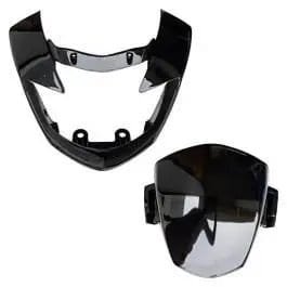 Head Light Mask Compatible Compatible For Tvs Apache Bk