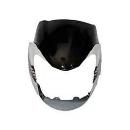 Head Light Mask Compatible Compatible For Tvs Phoenix Bk-grey