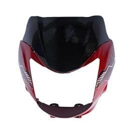 Head Light Mask Compatible Compatible For Tvs Phoenix Red