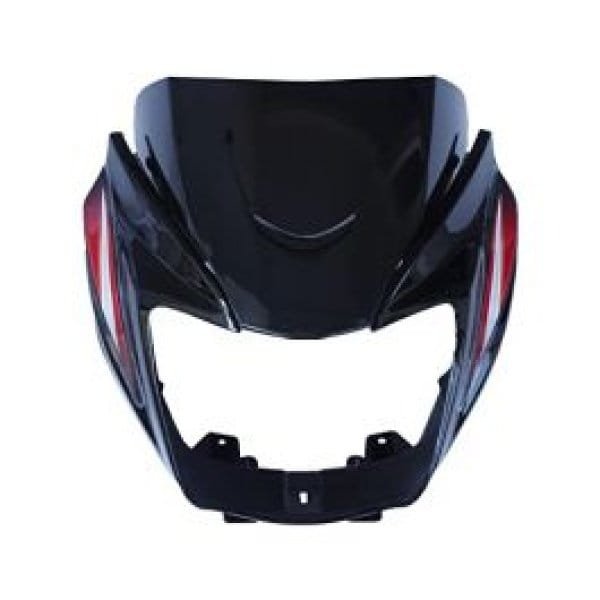 Head Light Mask Compatible Compatible For Tvs Star City Plus Bk-red