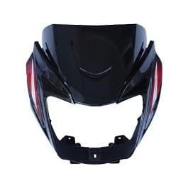 Head Light Mask Compatible Compatible For Tvs Star City Plus Bk-red