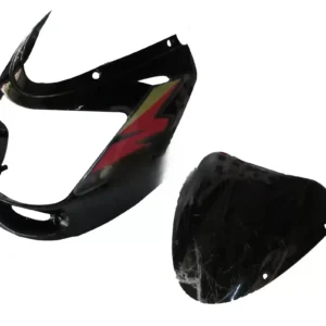 Head Light Visor/mask-bajaj Caliber 115 Black (red Stk)