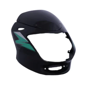 Head Light Visor/mask-bajaj Caliber 115 Metalic Black (green Stk)