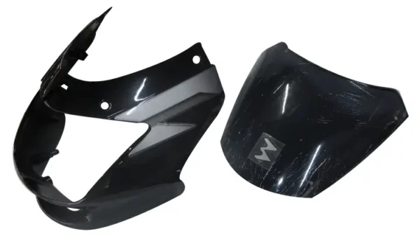 Head Light Visor/mask-bajaj Ct-100 Deluxe Black (grey Stk)