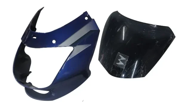 Head Light Visor/mask-bajaj Ct-100 Deluxe Blue