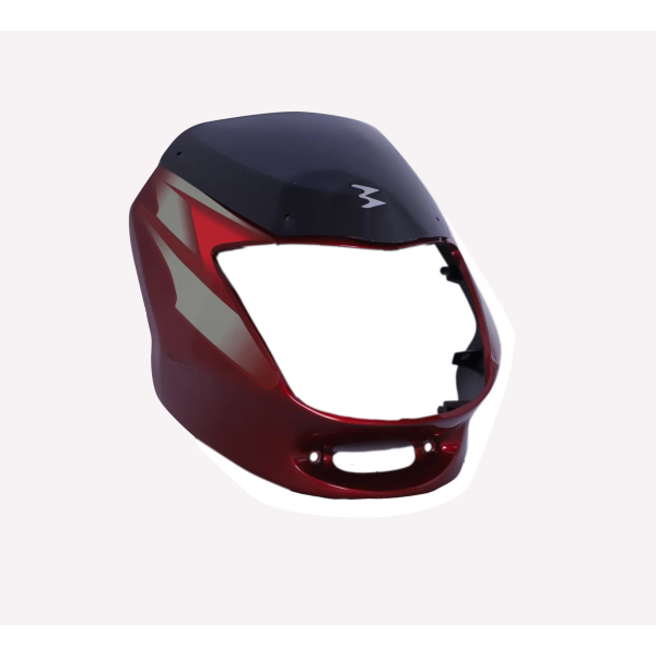 Head Light Visor/mask-bajaj Ct100 Es Red (red Stk)