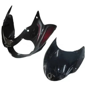 Head Light Visor/mask-bajaj Discover 100cc (3d Type) Black (purple Stk)