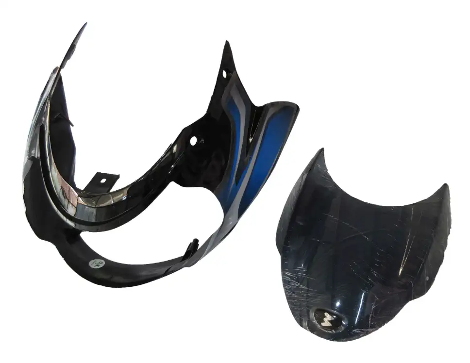 Head Light Visor/mask-bajaj Discover 100cc Black(blue Stk)