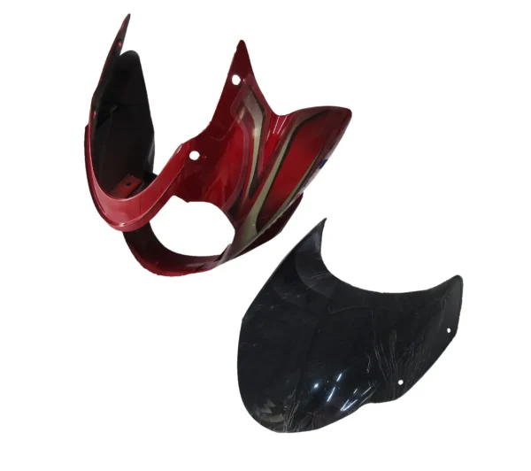 Head Light Visor/mask-bajaj Discover 100cc Red