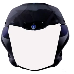 Head Light Visor/mask-bajaj Discover 100m Black (blue Stk)
