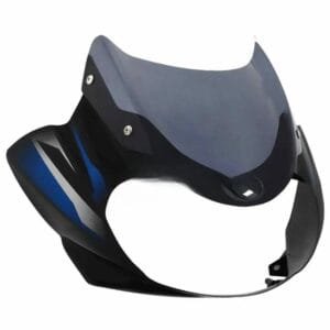 Head Light Visor/mask-bajaj Discover 125 Ug-3 Black (blue Stk)