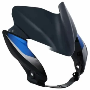 Head Light Visor/mask-bajaj Discover 125cc St/100t Black (blue Stk)